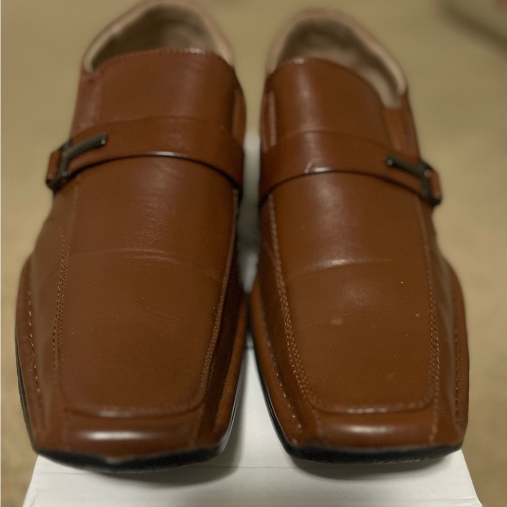 Men's Brown Leather Loafers